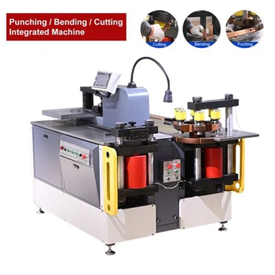 3 इन1 हाइड्रोलिक कॉपर बार बसबार पंचिंग कटिंग बेंडिंग बसबार मशीन