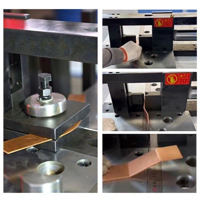 CNC hydraulic busbar processing machine